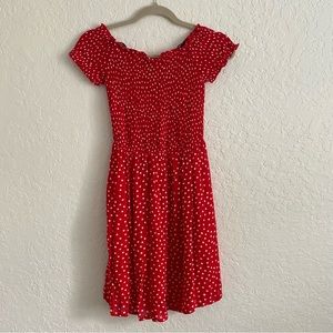 H&M divided polka dot dress